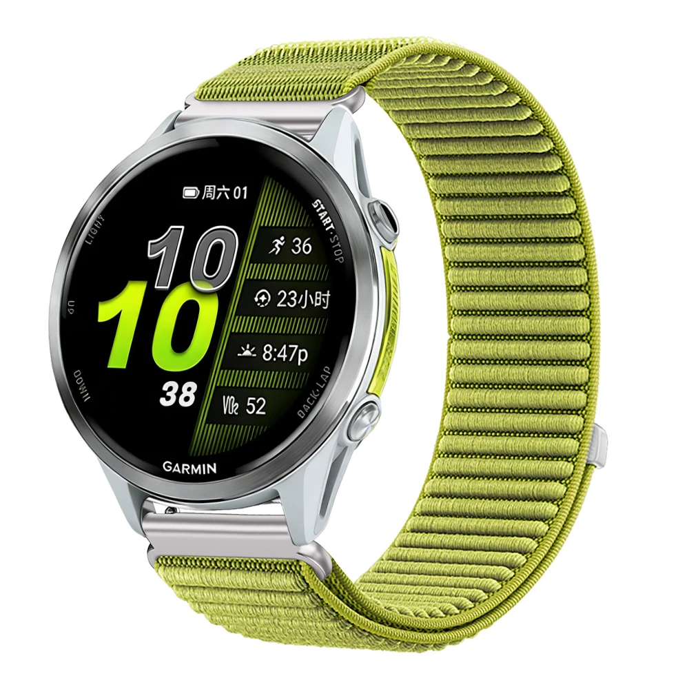 18/20/22mm Nylonarmband für Garmin Venu 4 3 3s Sq 2 Plus/Vivoactive 6 5 4 3 s Geflochtenes Armband für Garmin Forerunner 255S 645 245
