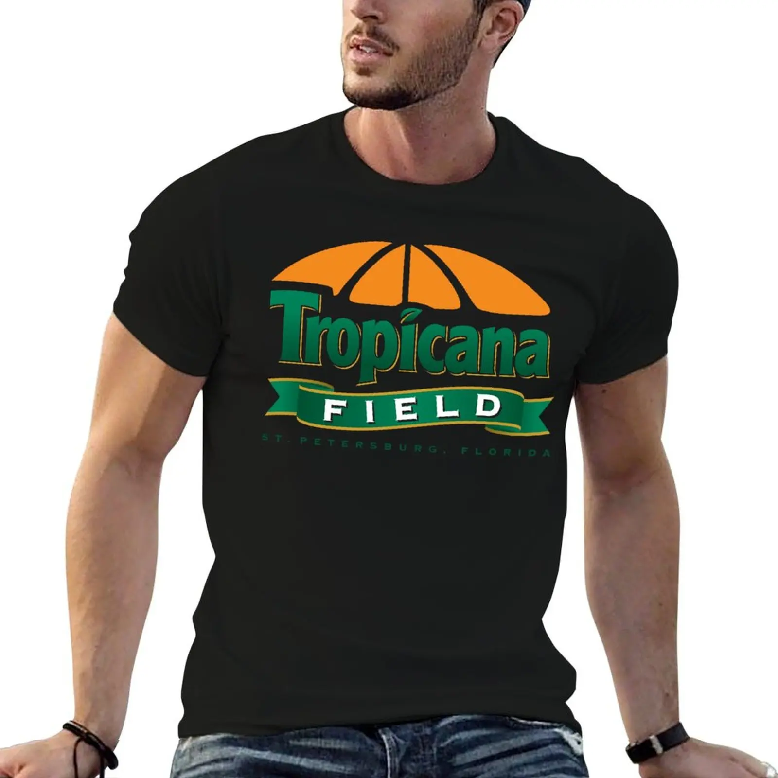 

Tropicana Field T-Shirt t shirt for man 100 percent cotton t shirts for man pack white T-Shirt