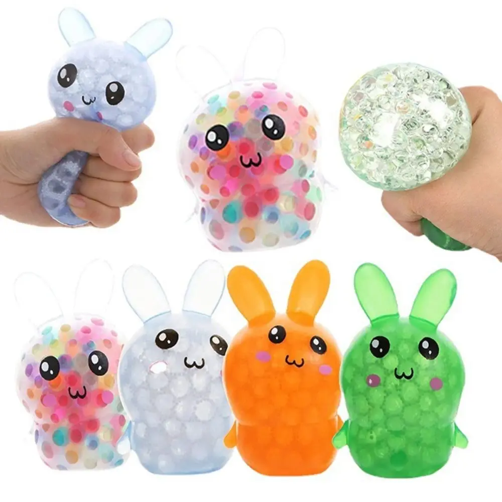 Cute Squishy Bunny Bunny Squeeze Mini Stress Relief Pinch Rabbit Squeeze Toy Easter Gift