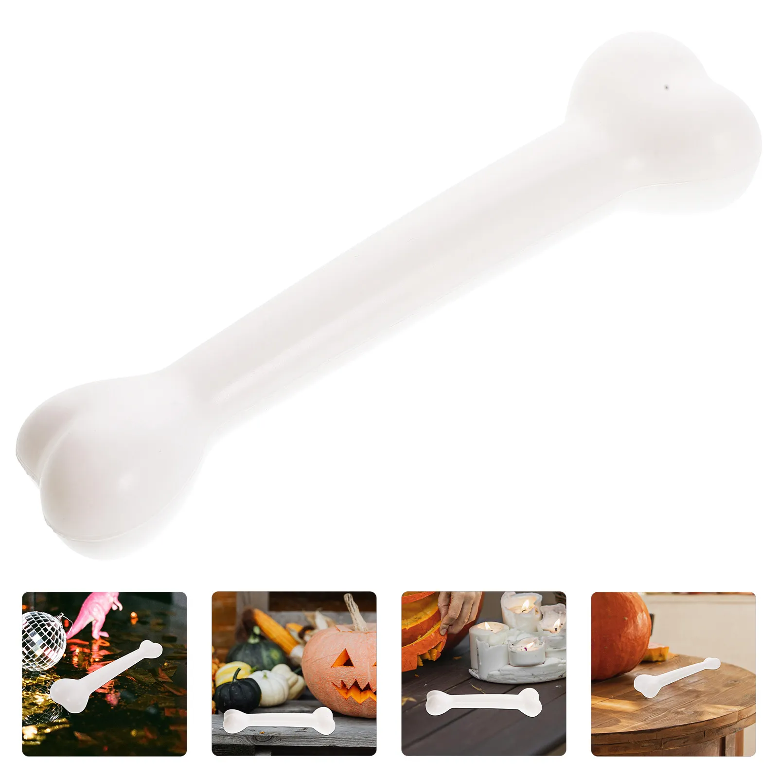 

Simulative Plastic Bones Halloween Props White Plastic Bone Costume Accessories Party Decoration Dress Up Halloween Props