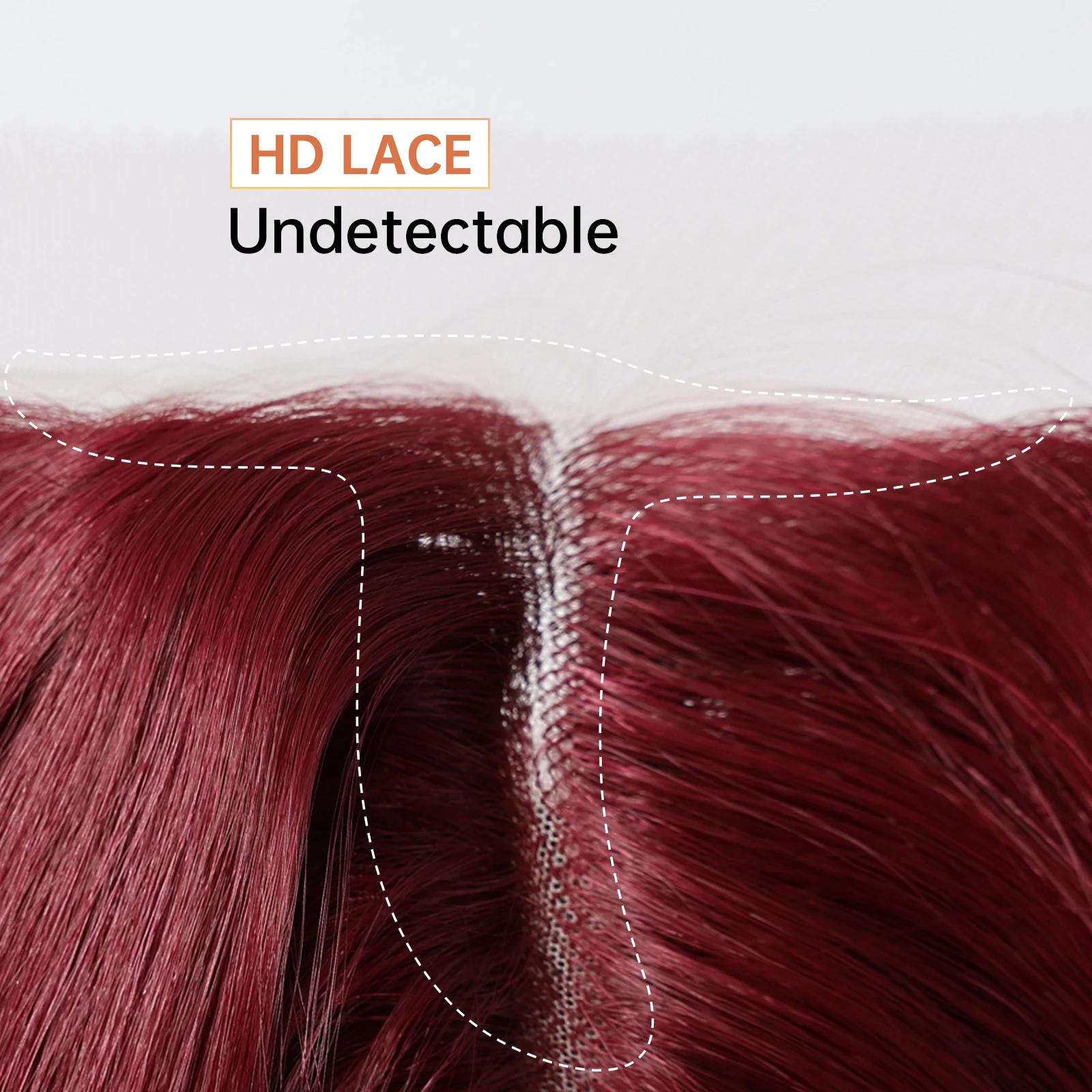HAIRCUBE الأحمر مستقيم الدانتيل الجبهة بيروكات صناعية للنساء نوبل طويل أنيق الباروكات الشعر اليومي حفلة مقاومة للحرارة الشعر الطبيعي