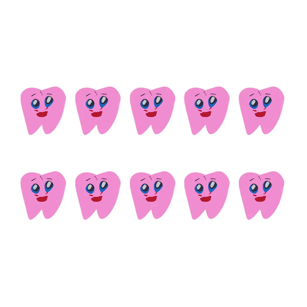 50 pcs Mini Erasers Kawaii Dental Molar Shaped Tooth Rubber Dental Clinic Gift Erasers for dentist Medical lab Decoration