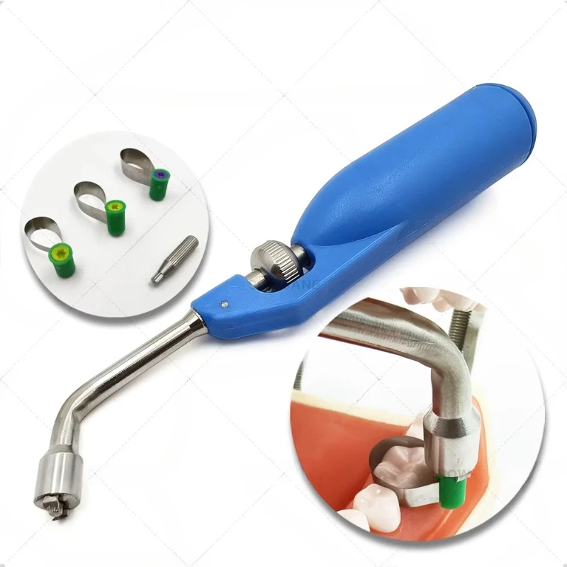 Lab Matrix Bands Steel Matrix Double-Side Contoured Anatomically Shaped Matrix Bands for Lab with Tools.