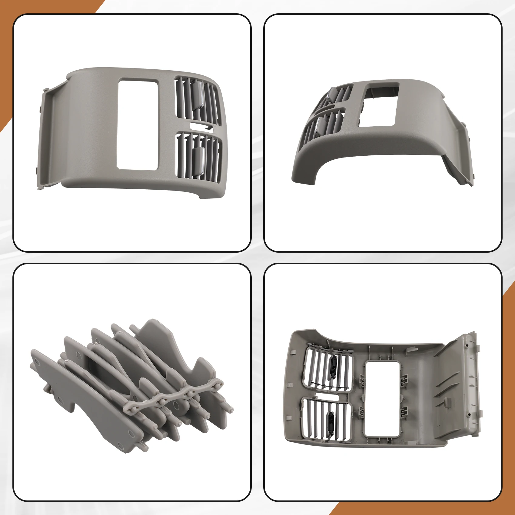 

Durable-Rear Center Console A/C Air Vent Rear Armrest Air Conditioning Grille For Mercedes Benz X204 GLK Class 2008-2015