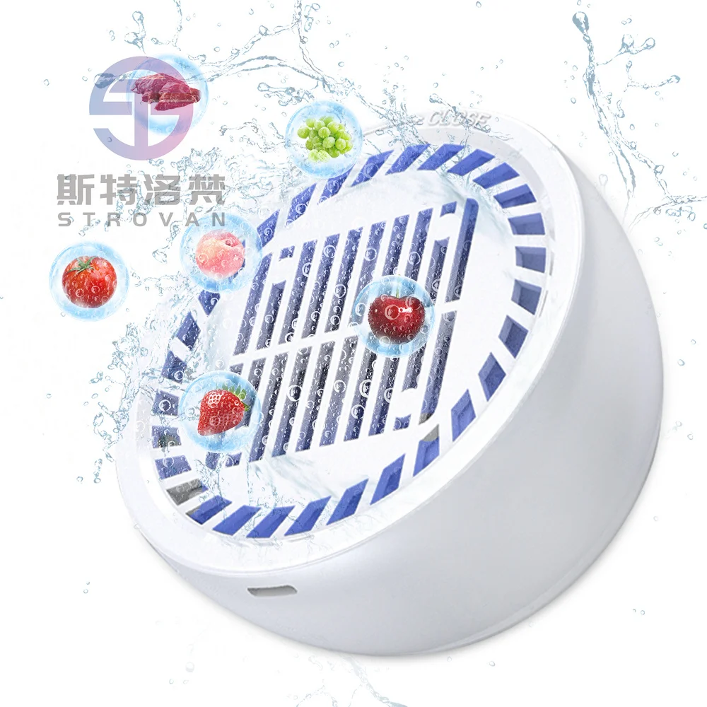 New Design  Portable Recharging Battery Hydroxyl Fruit and Vegetable Washer for Fruit and Vegetable Cleaner
