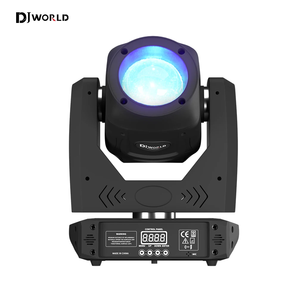 

60W 4in1 RGBW MINI LED Spot Beam Moving Head Lighting Lyre Gobo Projector Light With DMX Controller DJ Disco Stage Rotating Lamp