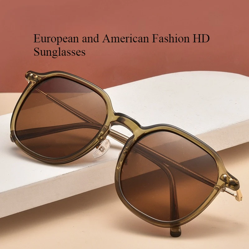 

Fashionable men's and women's sunglasses retro fashion high-end sun protection sunglasses for mountaineering tourism and beaches