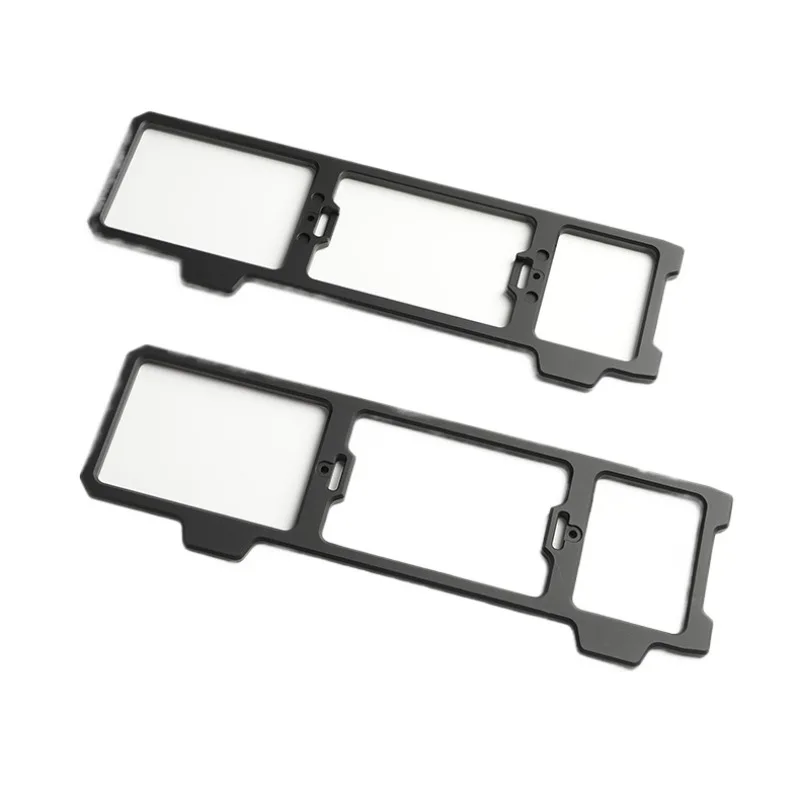 Radio Aluminum Side Bracket Stand, Tactical Shield Frame ，For Yaesu FTDX10 Shortwave Radio