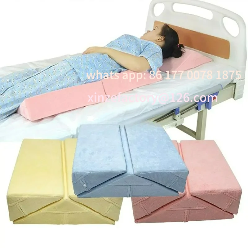 

Customizable 3X Anti Bedridden Patients Elderly Bed Wedge Pillow Support Cushion Pad Set for Leg Back Knee Waist Wheelchair