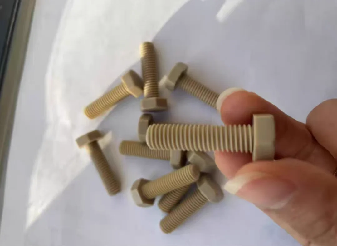 30pcs M3 PEEK Socket Head Cap Screw Hexagonal Polyether-Ether-Ketone Bolt