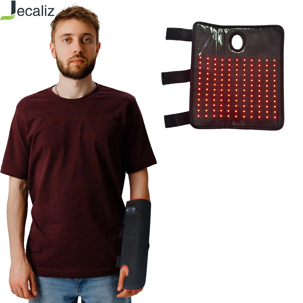 USB Charging Red and Infrared Light Therapy Belt 660nm&850nm for Wrist Brace Joint Pain Relief Heating Pad Devices