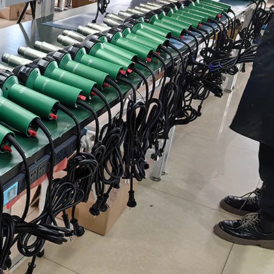 220V 1600W Hot Air Guns Plastic Welding Torch Welder PVC Welding Machine with Auto Cooling and Temperature Display