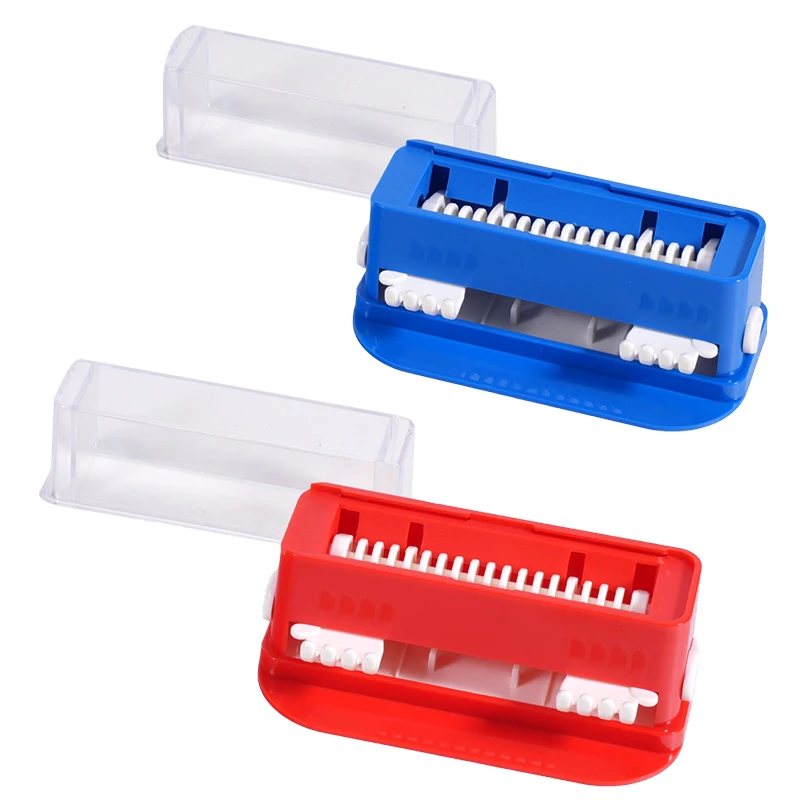 5Pcs Dental Micro Applicator Automatic Dispenser Box Press Pop-up Disposable Cotton Tip Brush Stick Storage Case Organizer