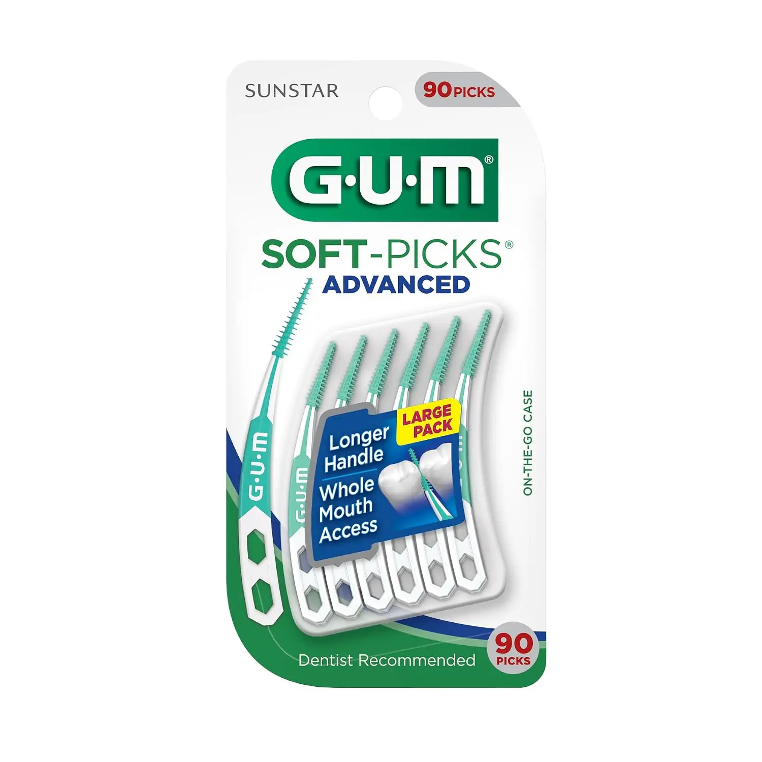 GUM Soft-Picks Advanced Interdental Cleaners, 90ct