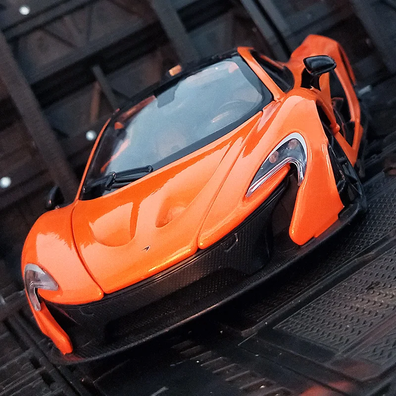 1:24 McLaren P1 Alloy Supercar Model Diecast Metal Toy Vehicle Super Car Collection High Simulation Model Collection Kid Gift