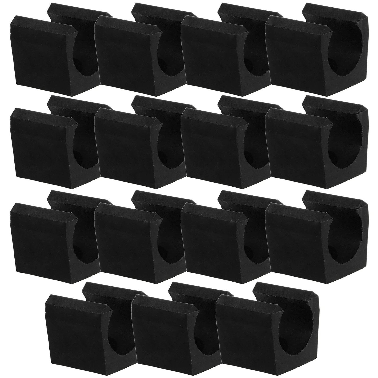 

15pcs Billiard Cue Holder Wall Mountable Pool Stick Clips Plastic Rod Rack Fixed Fishing Rod Clamp Pole Hanger Adjustable