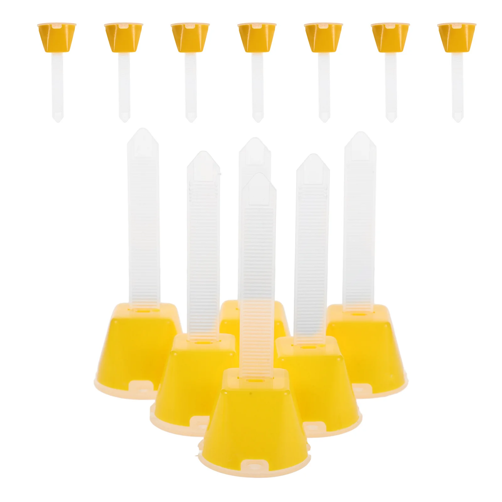 

100Pcs Tile Leveler Plastic Pins Efficient Reusable Spacers for Wall Floor Tile Alignment Leveling System Accessories