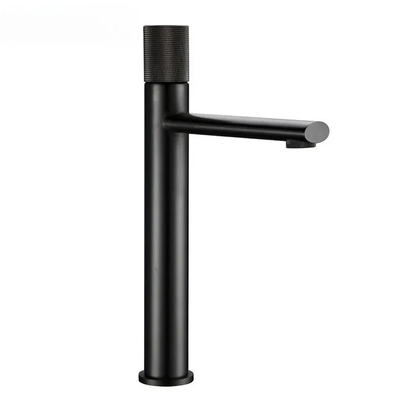 Gunmetal Cold Hot WashBasin Vessel Mixer Tap Single Handle Brass Matt Black Luxury Washbasin Smesiteli Bathroom Sink Faucet