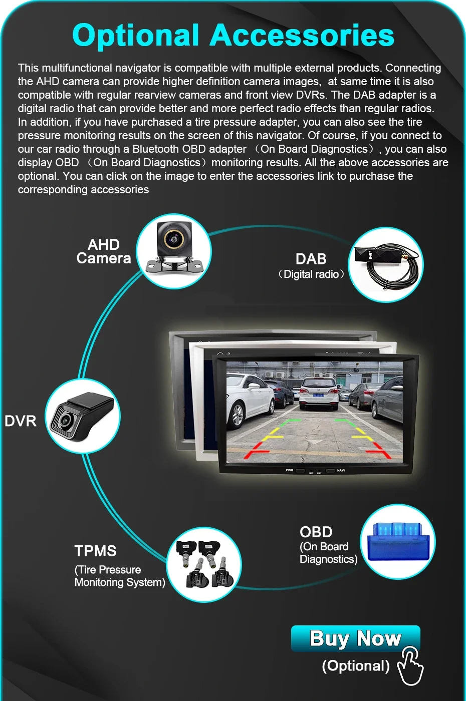 Autoradio Multimedia für Opel Astra H J Vectra Vauxhall Antara Zafira Corsa C D Vivaro Meriva Veda Wireless CarPlay Android Auto – Detail 21