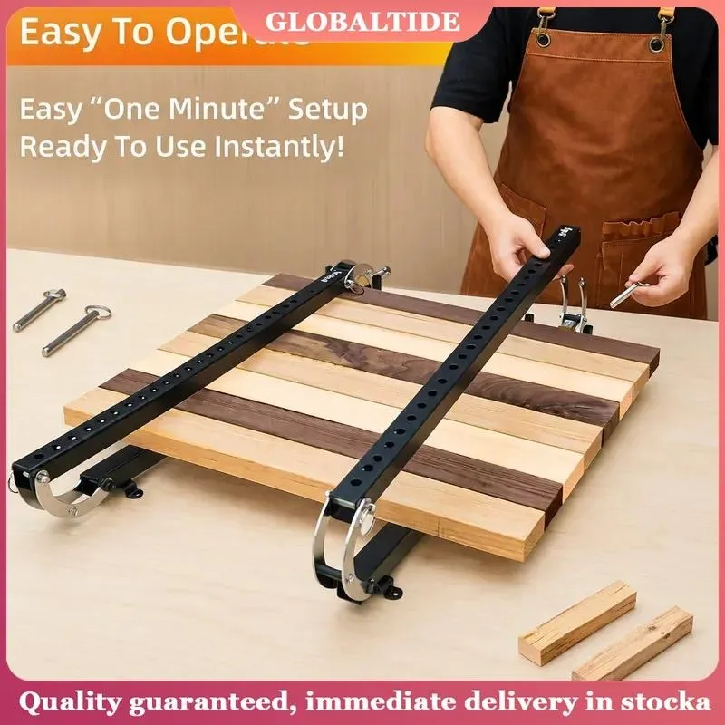 24 Inch Panel Clamp 2 Pack 4-Way Pressure Steel Parallel Clamp for Board Cabinet Tabletops Woodwork Adjustable