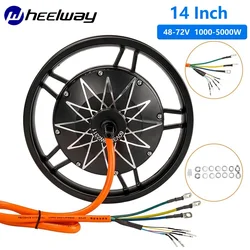 Hub Motor for Electric Bicycle Wheel, High Power  Motor for Ebike, 14 inch, 48V, 60V, 72V, 1500W, 3000W, 3500W