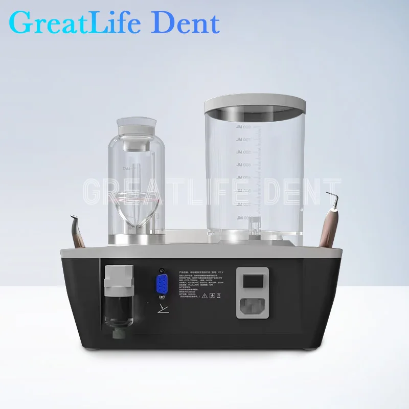 GreatLife Dent Refine PTX Dental LCD Touch Combines Ultrasound and Air Polishing Scaler Periodontal Surgery and Air Polisher