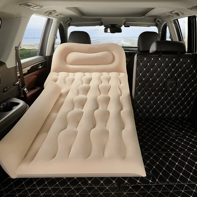 SUV Car Inflatable Bed Trunk Leveling Pad Mattress Sleeping Pad Car Converted Bed Foldable Car Travel Bed Camping Bed - Image 2