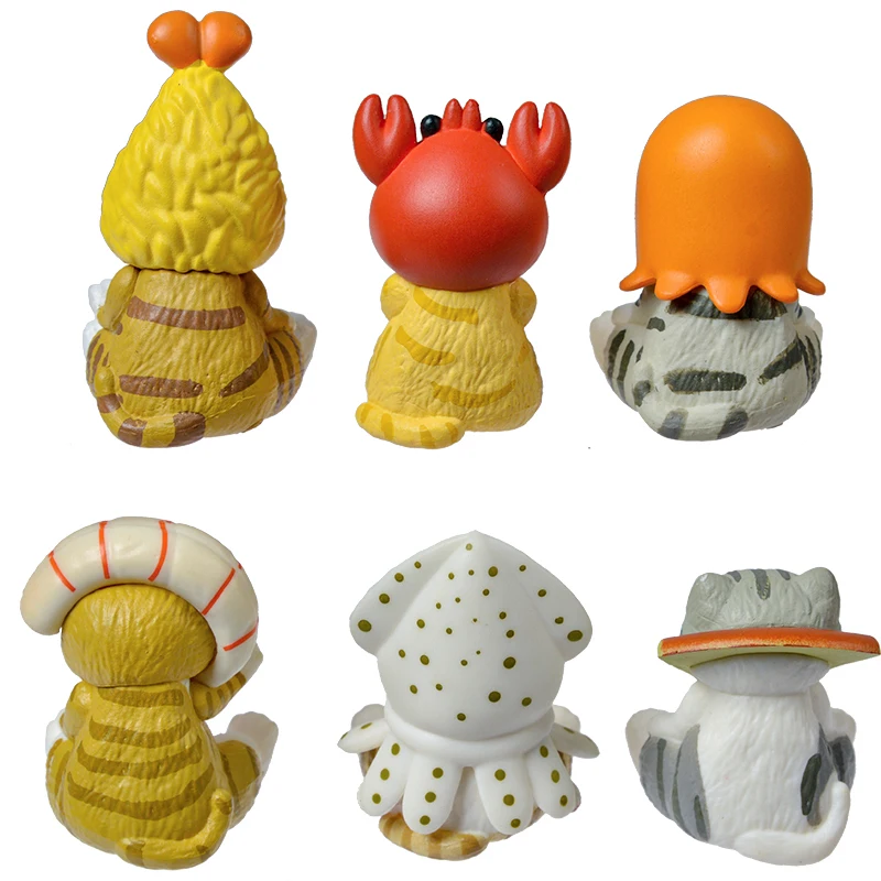 Mofusand Hai Katze Blind Box Obst Tier Niedliche Minifiguren Anime Ornamente Puppen Fans Kinderspielzeug Modell Weihnachten Geburtstagsgeschenke – Detail 18