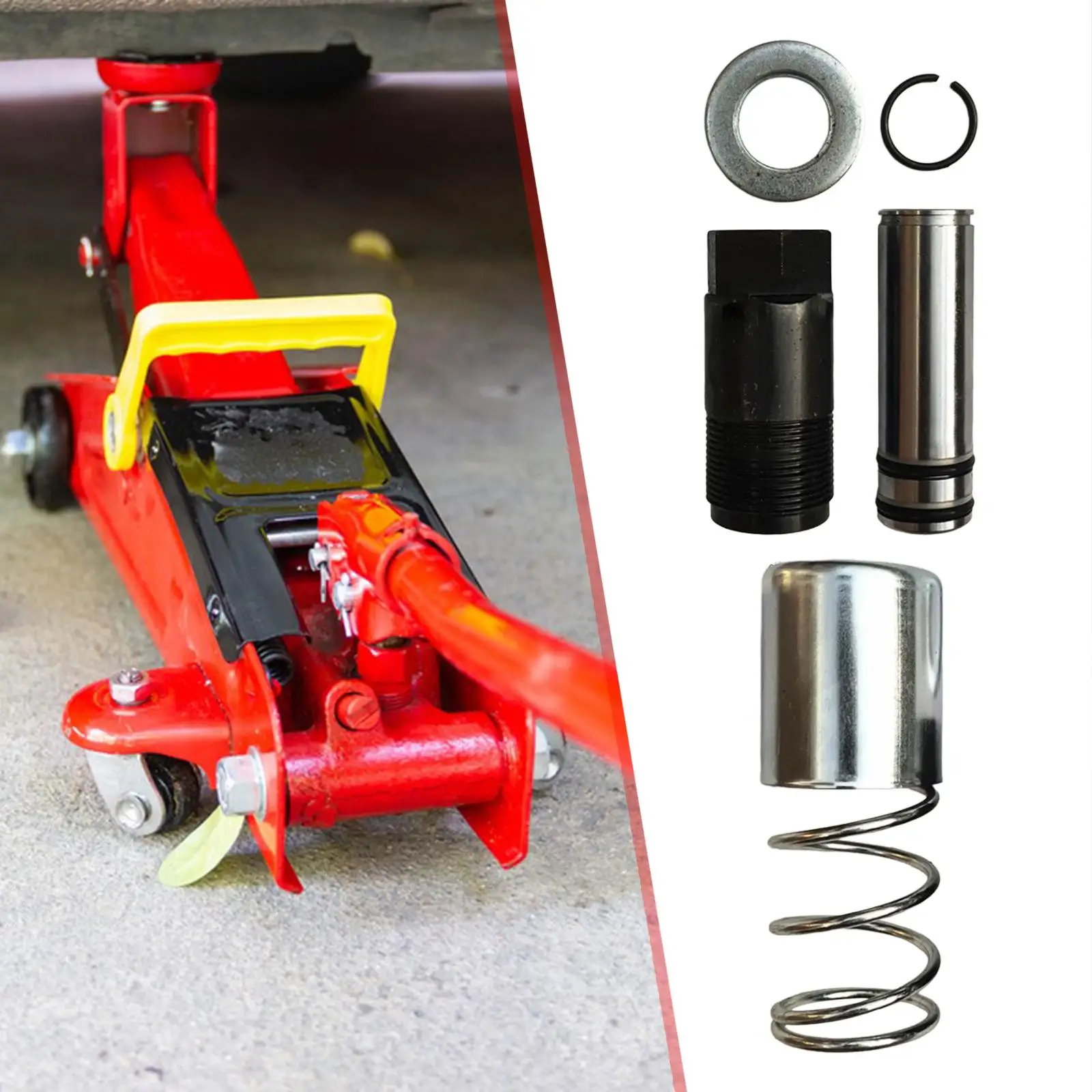 

3t 4t Hydraulic Jack Horizontal Plunger Kit Oil Seal Steel Piston Repair Parts for Car Lifting and Maintenance