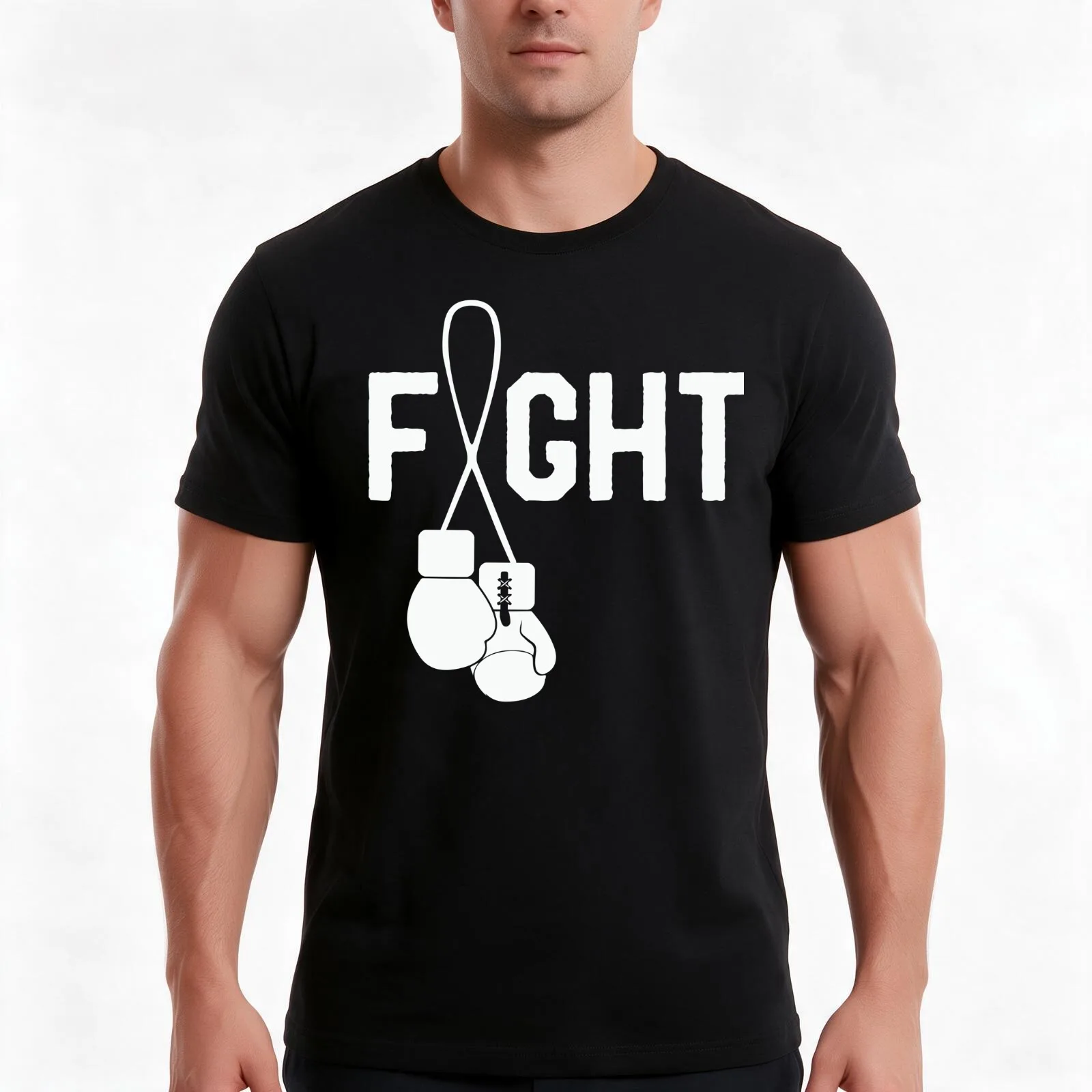 Cute Lung Cancer Awareness Ribbon Month Day Survivor T-Shirt, Summer Casual Cotton Tee, Oversized Streetwear Tops, 100% Cotton