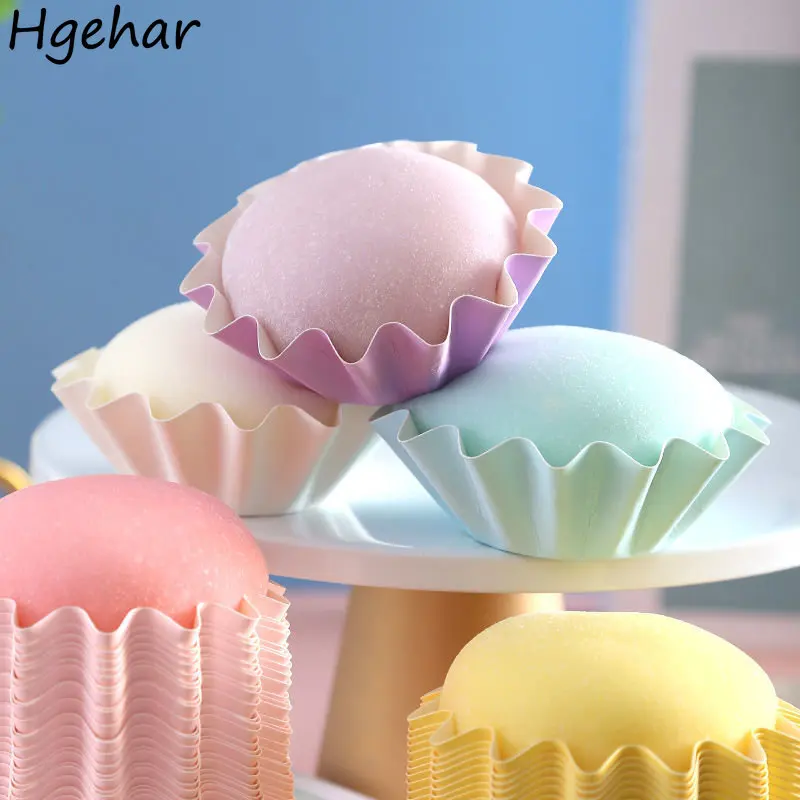 High Temperature Resistance Cake Cup Molds Muffin Cupcakes Wrapper Oil-proof Party Wedding  Tray Household Baking Supplies