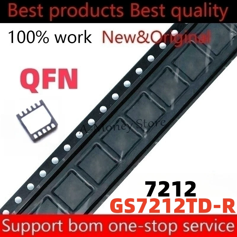 (5-10pcs)7212 G7212 GS7212 GS7212TD-R QFN-10