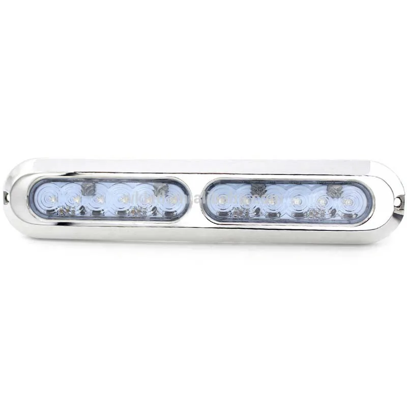 Slim 60w Under Water Fishing- Wakeboard Marine Dock Pool Lights Marine Boat Underwater LED Light