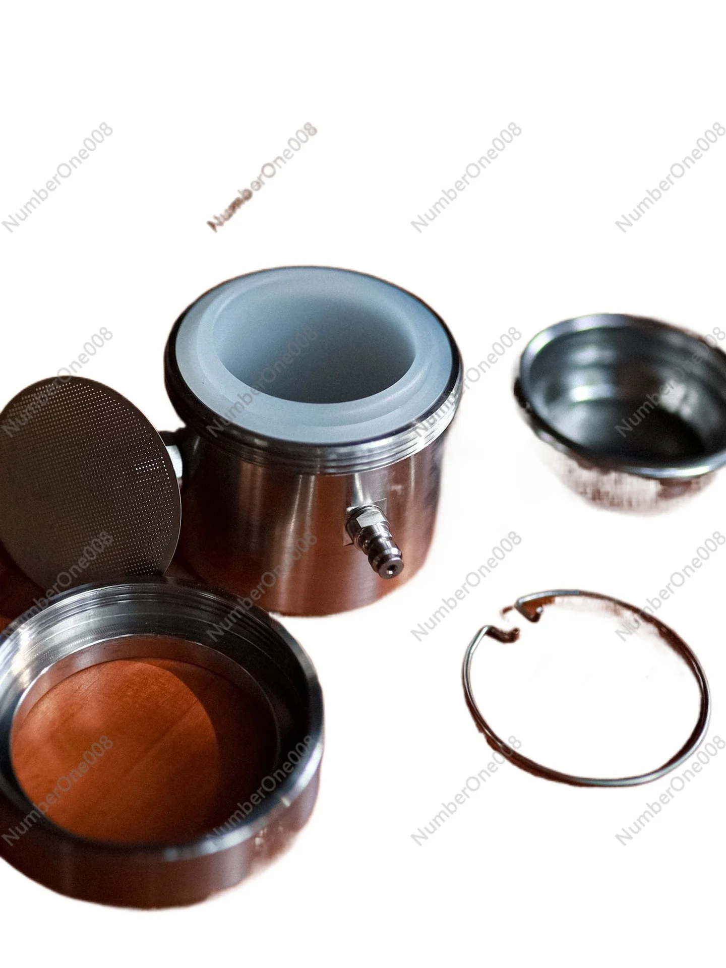 Pompa Udara Tekanan Tinggi untuk Mesin Espresso, Suku Cadang Pengganti Pneumatik Portabel, Kit Perbaikan Pembuat Kopi Baja Tahan Karat