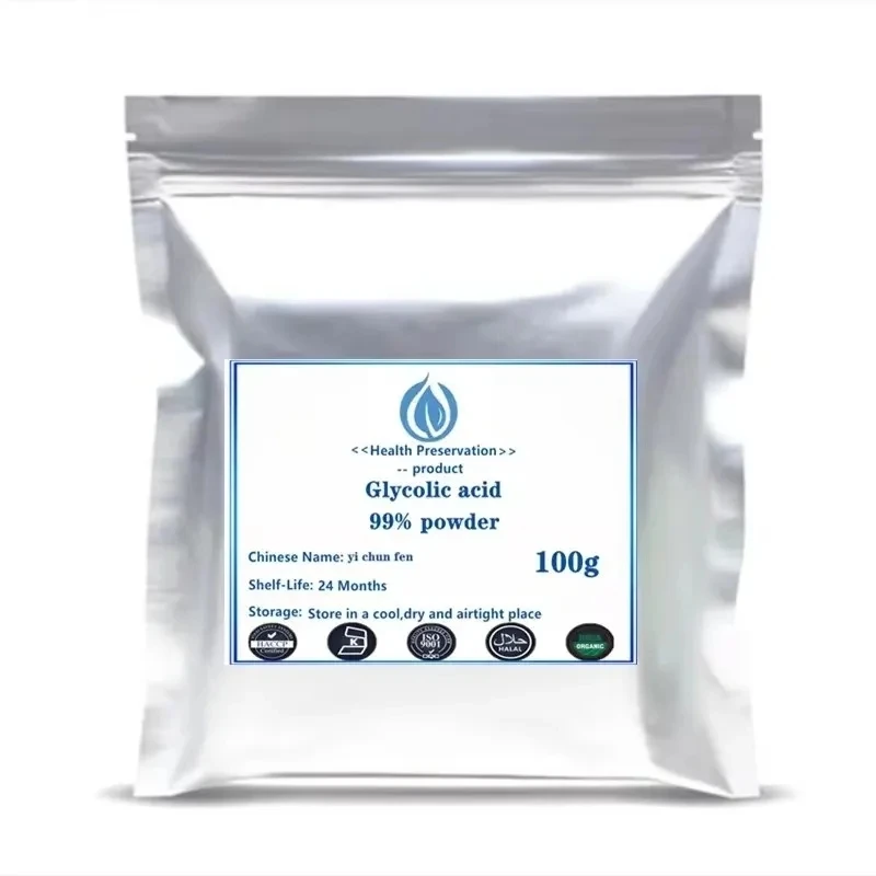 99% Glycolic acid Powder Cosmetic Skin Whitening