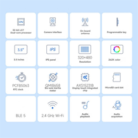 M85K  ESP32-S3 Development Board 3.5inch LCD Capacitive Touch Display Wi-Fi 2.4G+BLE 5 Support AI XiaoZhi