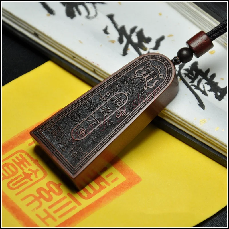 Lightning strike Zaomu five thunder order pendant,  exquisite  Taoist magic instrument