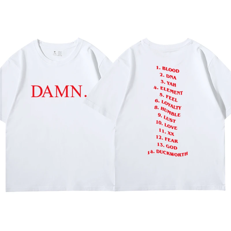 Rapper Damn Kendrick Lamar T-shirt Pglang Mr Morale & The Big Steppers Album Short Sleeve Tee Shirts Hip Hop Streetwear T Shirt