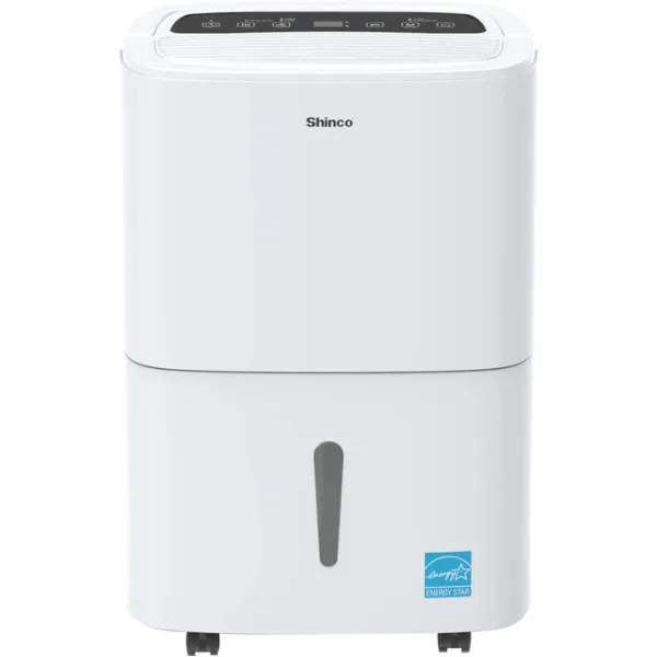 Shinco 6,000 Sq.Ft Energy Star Dehumidifier, Ideal for Large Rooms and Home Basements, Efficient Moisture Removal