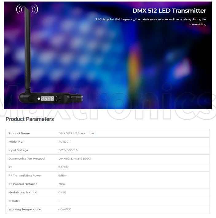 Miboxer D1-CX 1-5 canali DC12-24V Decoder DMX512/RDM a tensione costante per striscia LED SingleColor DualWhite RGB RGBW RGBCCT FUTD01