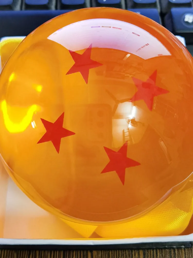 

Dragon Ball Anime Seven Dragon Ball Crystal Ball Large Wish Balls with Seven Dragon Balls Handmade Decorative Gifts for Boys