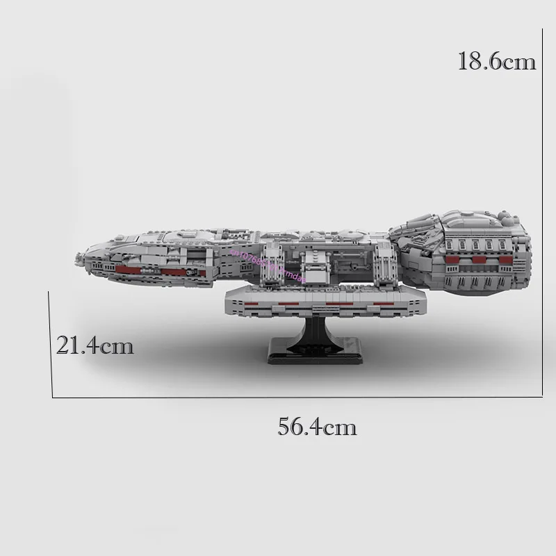 ใหม่ 2222PCS ภาพยนตร์ที่มีชื่อเสียง MOC Galactic Battlestar Galactica รุ่น DIY ความคิดสร้างสรรค์ยานอวกาศของเล่นเด็กวันเกิดของขวัญบล็อก