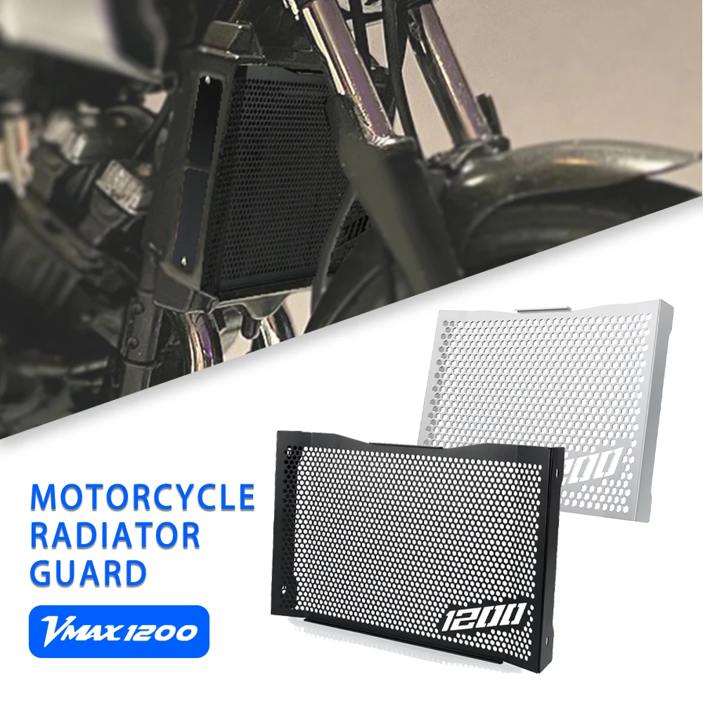 

Motorcycle Radiator Grille Guard Cover Protection FOR YAMAHA VMAX V-MAX 1200 1985-1999-2000-2001-2002-2003-2004-2005-2006-2007