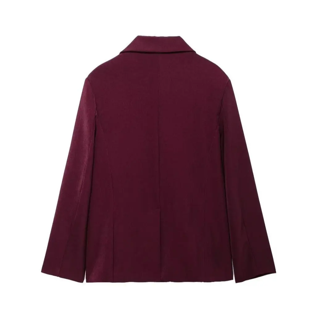 

Women's Autumn Fashion Casual Double-breasted Suit Jacket Simple Stylish A35644 Clothing