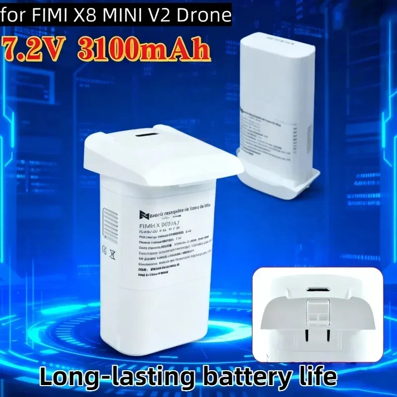 

7.2V 3100mAh Li-ion Rechargeable Battery–FOR FIMI X8 MINI V2 Drone, Flight Spare Parts,Must-Have RC Quadcopter Accessory