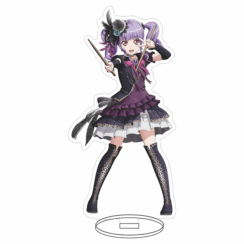 Sen BanG! Figurki Anime Roselia Band Cosplay akrylowe stojaki modelka słodka dziewczyna dekoracja biurka stojący znak dla fanów prezenty 15CM