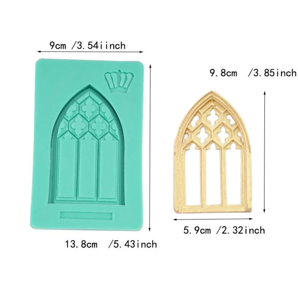 

1pc Retro Window Silicone Cake Mold Baking Tools DIY Decorations Nonstick Household Kitchen Supplies for Cake Bread Chocolate