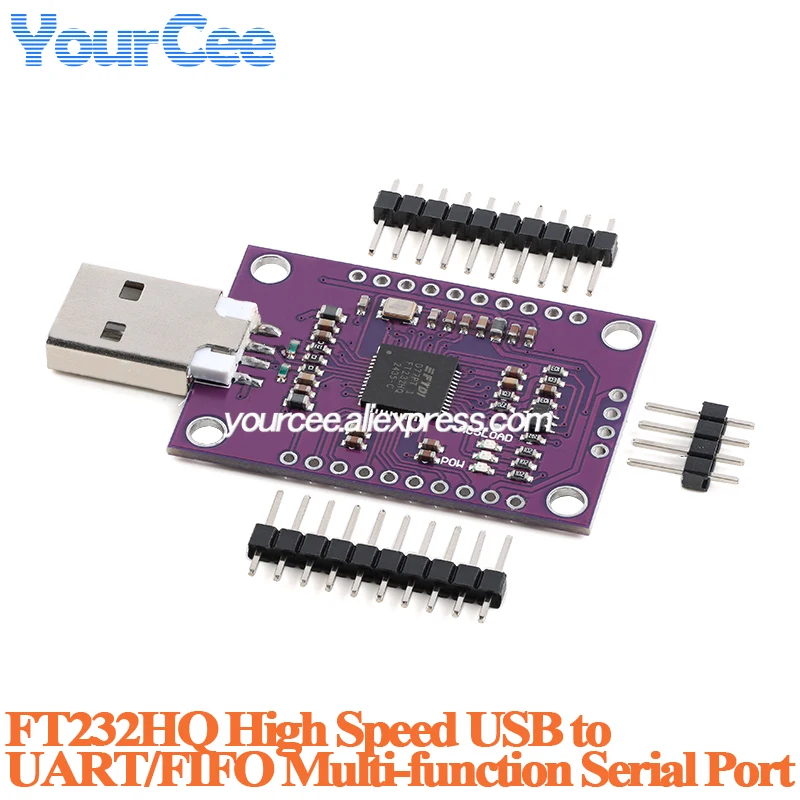 2 szt./1 szt. Moduł USB na UART FIFO SPI I2C JTAG RS232 z podwójnym kanałem FT2232HL, FT2232 CJMCU-2232HL FT232HQ, wielofunkcyjny moduł szeregowy — zdjęcie produktu 2