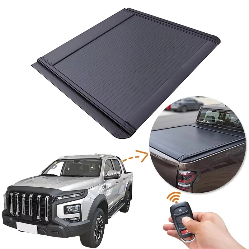 Waterproof Wear-Resistant Anti-Theft Electric Roller Lid up Pick up Truck Aluminium Alloy Tonneau Cover for JAC Hunter
