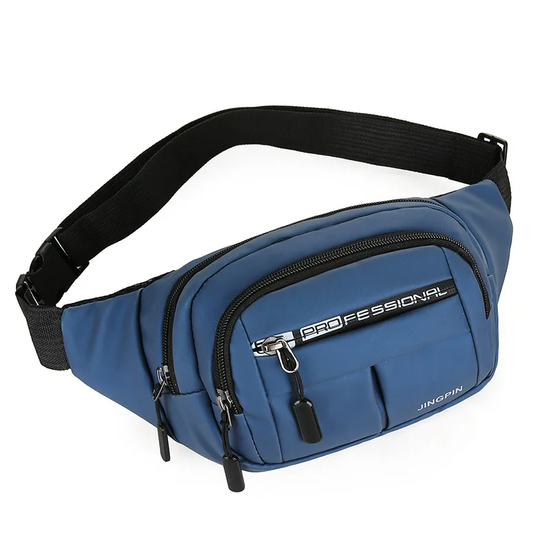 Outdoor Waist Bag Waterproof Waist Bum Bag Running Jogging Belt Pouch Zip Fanny Pack Mobile Phone Bag Oxford Cloth Chest Bag